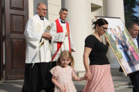 Pożegnanie relikwii bł. rodziny Ulmów