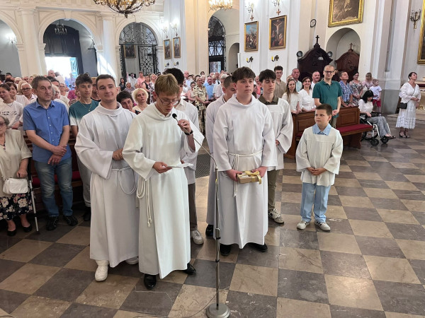Pożegnanie ks. Mariusza