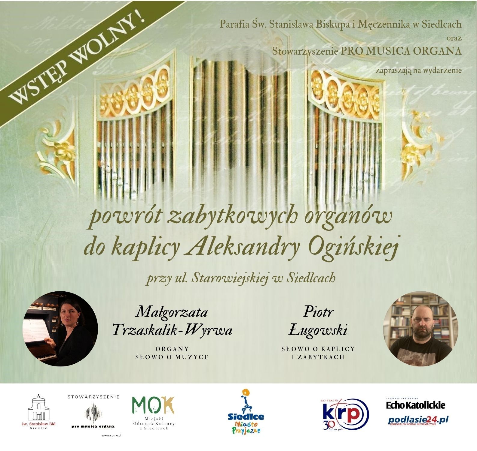 Powrót organów do kaplicy Ogińskiej