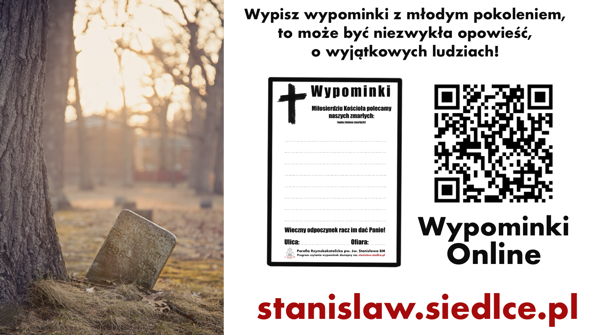 Grafik modlitwy różańcowej - wypominki 2024