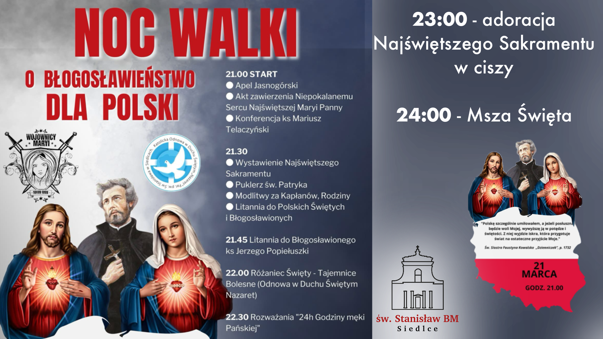 Noc walki o błogosławieństwo dla Polski