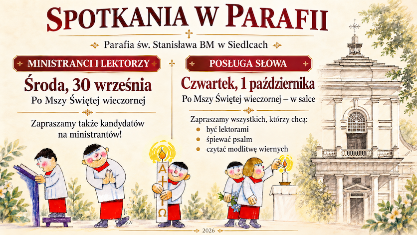 Spotkanie ministrantów i lektorów